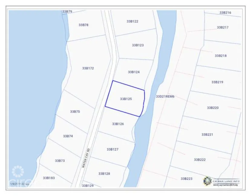 CAYMAN KAI CANAL FRONT LOT W/ APPROVED PLANS - WATER CAY ROAD