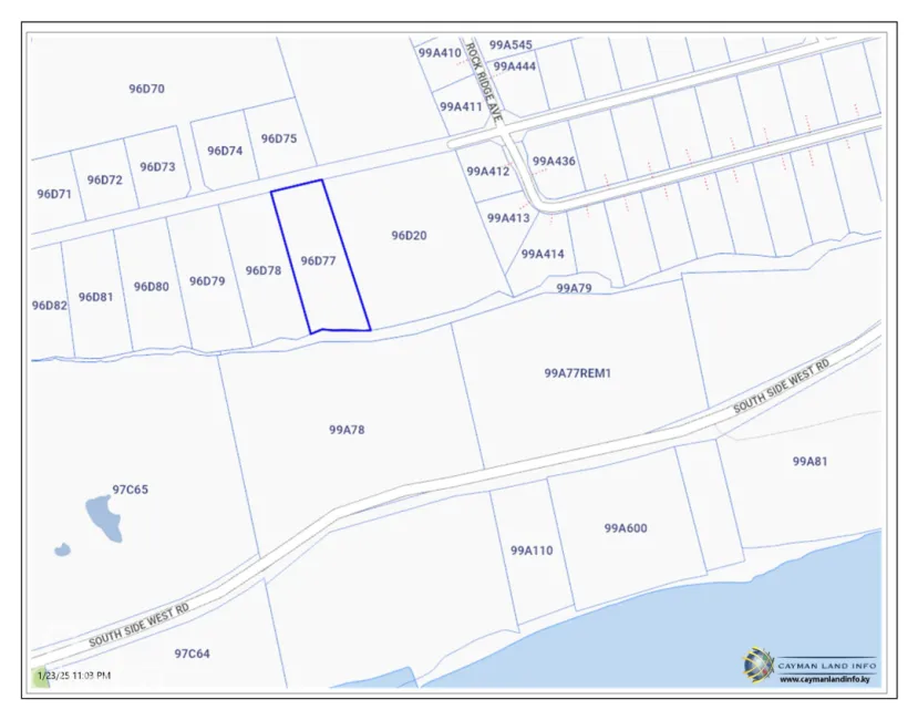 BRAC BLUFF EDGE LAND .85 ACRE