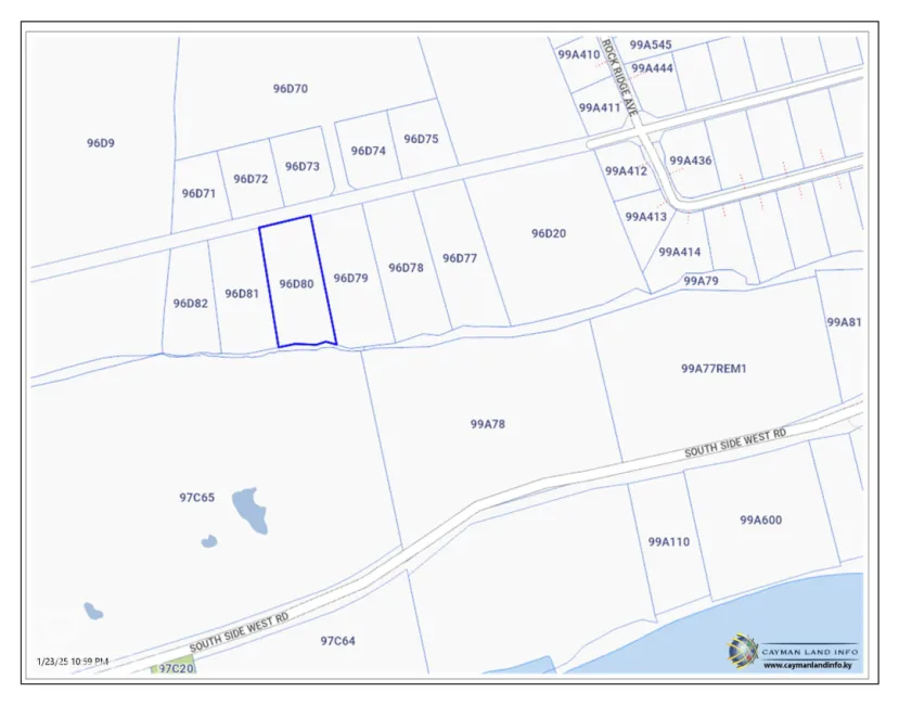 BRAC BLUFF EDGE LAND .73 ACRE