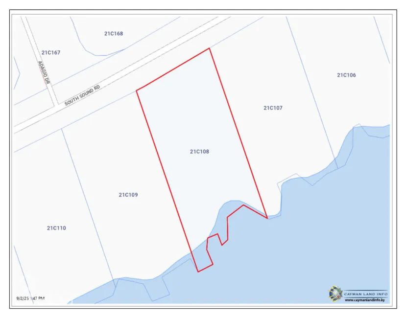 SOUTH SOUND OCEANFRONT ESTATE LOT