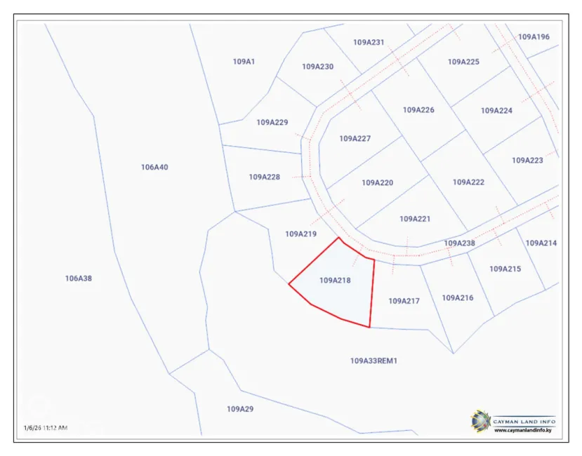 CAYMAN BRAC BLUFF LOT (.2901 ACRE)