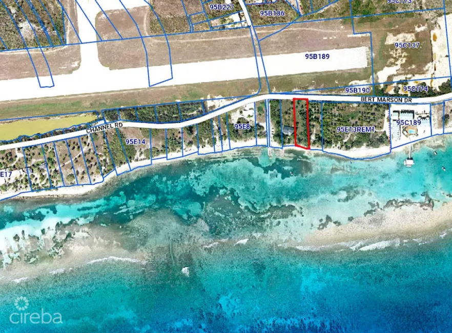 BEACHFRONT LAND - CAYMAN BRAC SOUTH SIDE 0.79 ACRES