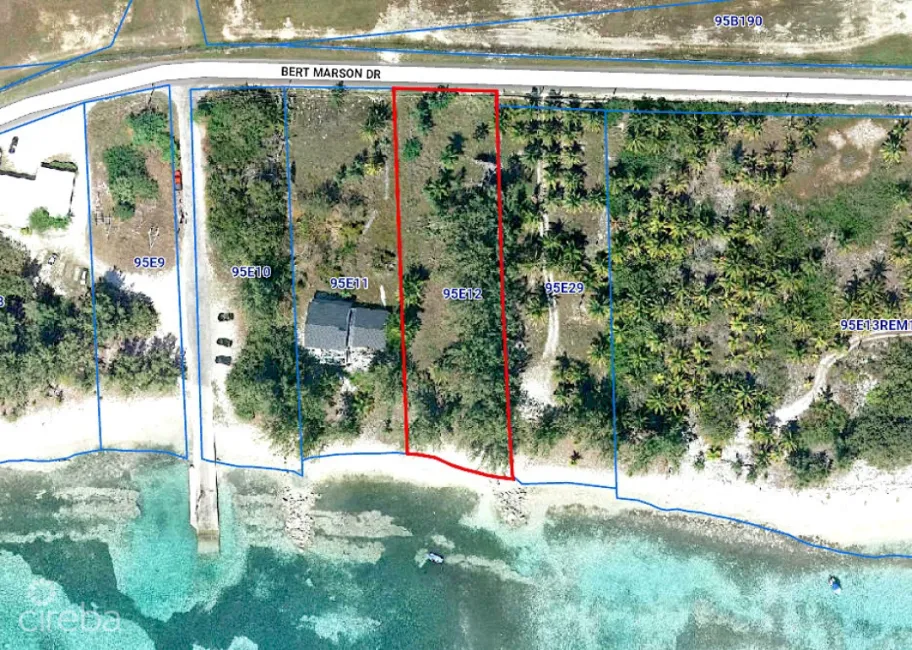 BEACHFRONT LAND - CAYMAN BRAC SOUTH SIDE 0.79 ACRES