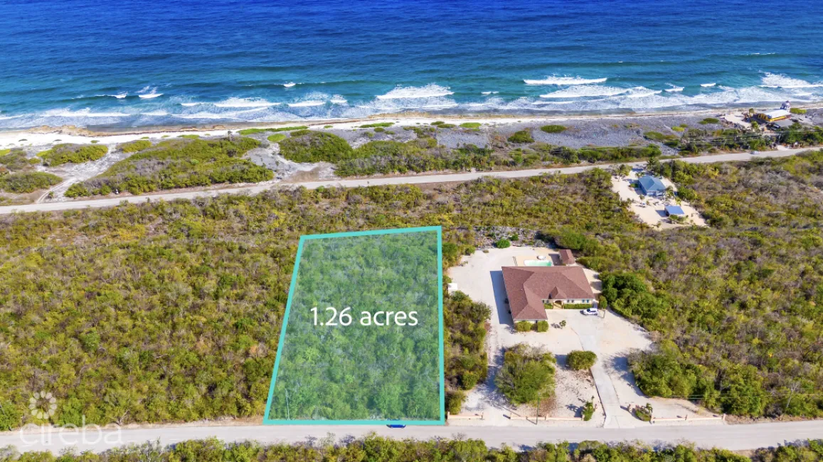 CAYMAN BRAC BLUFF 1.26 ACRES, 50-FT ELEVATED SEA VIEWS