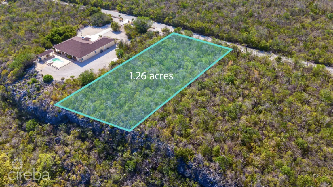 CAYMAN BRAC BLUFF 1.26 ACRES, 50-FT ELEVATED SEA VIEWS