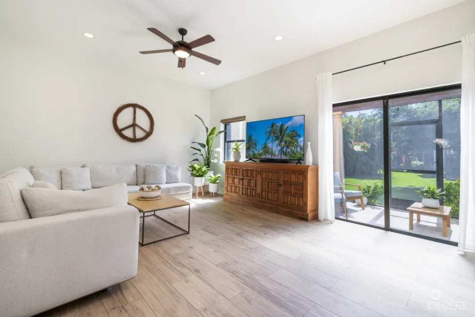 Bright and spacious living area.