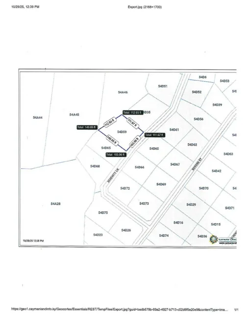 OVERSIZED HOUSE LOT, SERENITY LANE, FRANK SOUND ROAD